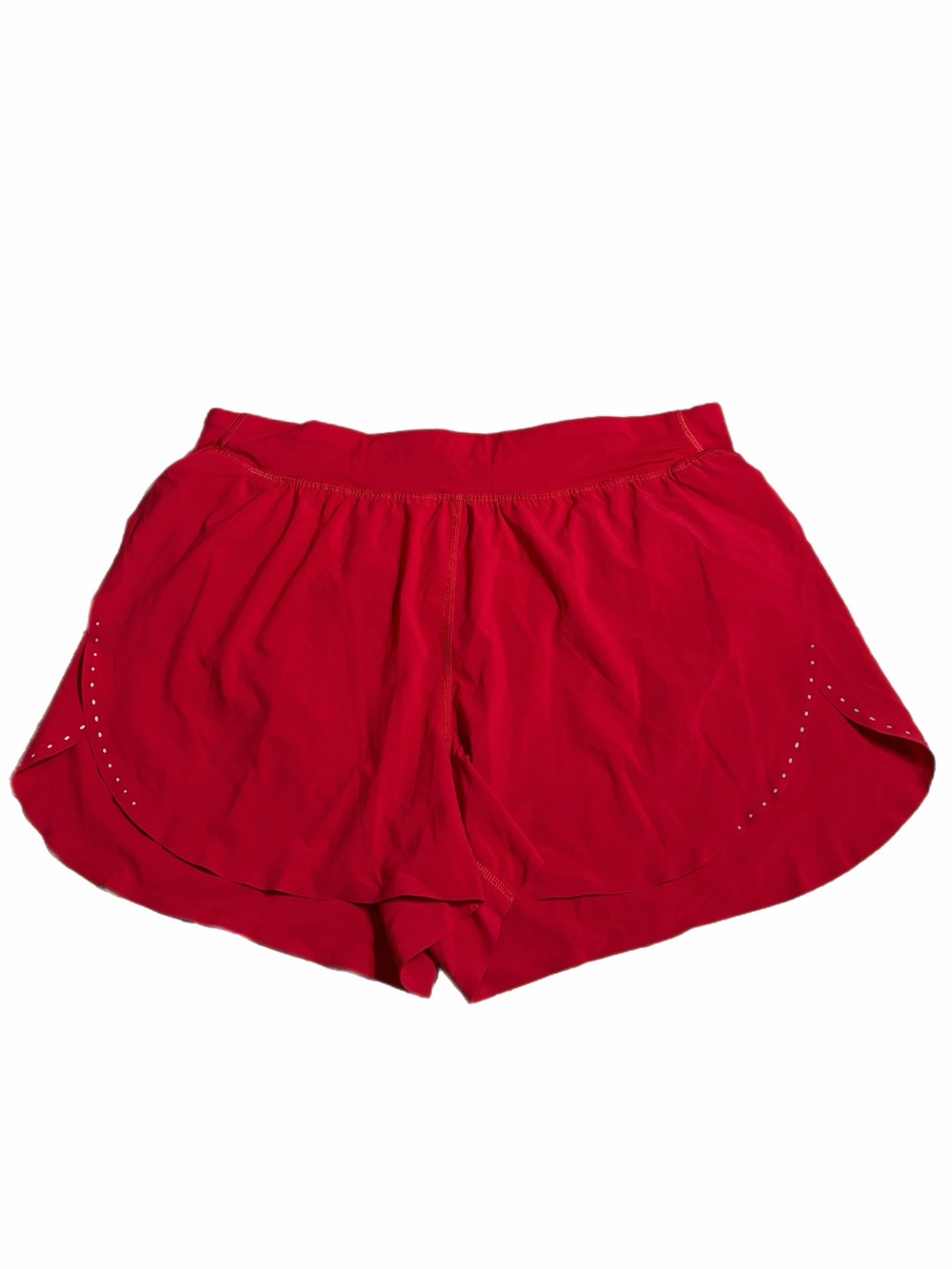 Lululemon Fast & Free High-Rise Reflective Classic-Fit Short 3" Dark Red Size 12